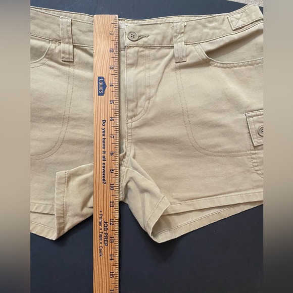 AUTHENTIC JEANSWEAR HIPSTER cargo shorts Junior size 9. Tan - Picture 8 of 9